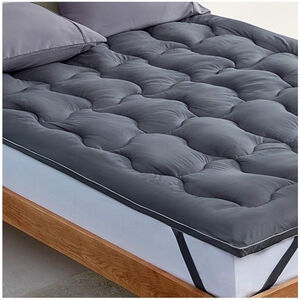 SLEEP ZONE Queen Mattress Topper Cooling Mattress Pad Cover Fluffy Down Alter...